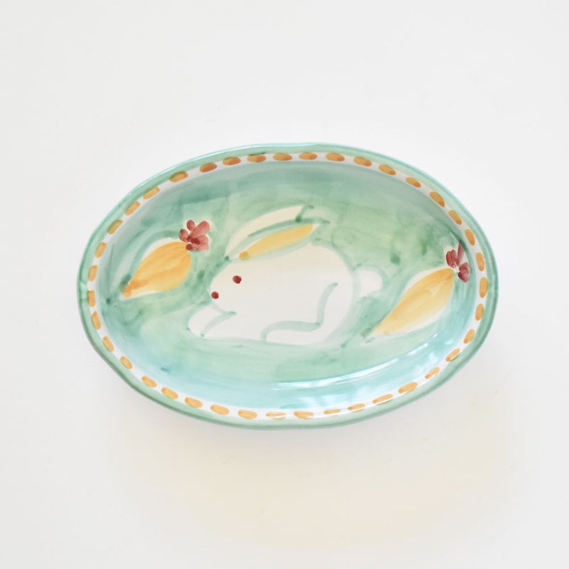 Bunny small oval dish