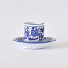 Arabesco Cobalt Blu espresso cup and saucer