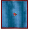 Lisa Corti Nizam Stripes Ferozi Sugar king bedcover 250x270cm quilt