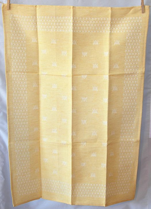 Tessitura Pardi Api Yellow kitchen towel
