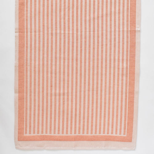 Tessitura Pardi Iris Stripe Orange kitchen towel