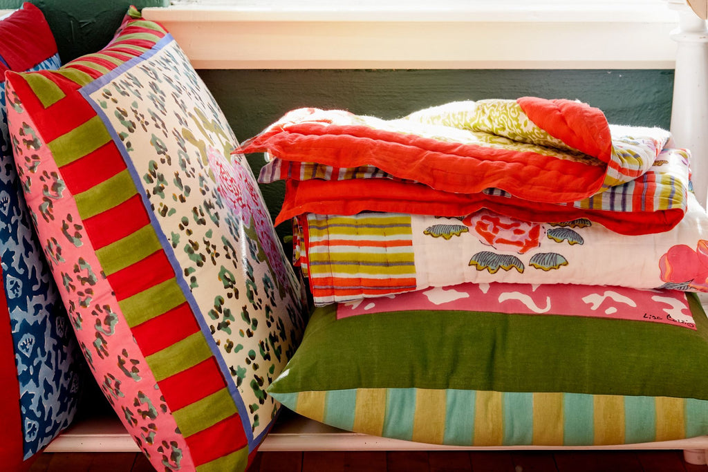 Italian Pillows, Throws, and Quilts