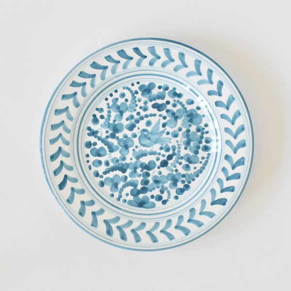 Arabesco Turquoise salad plate