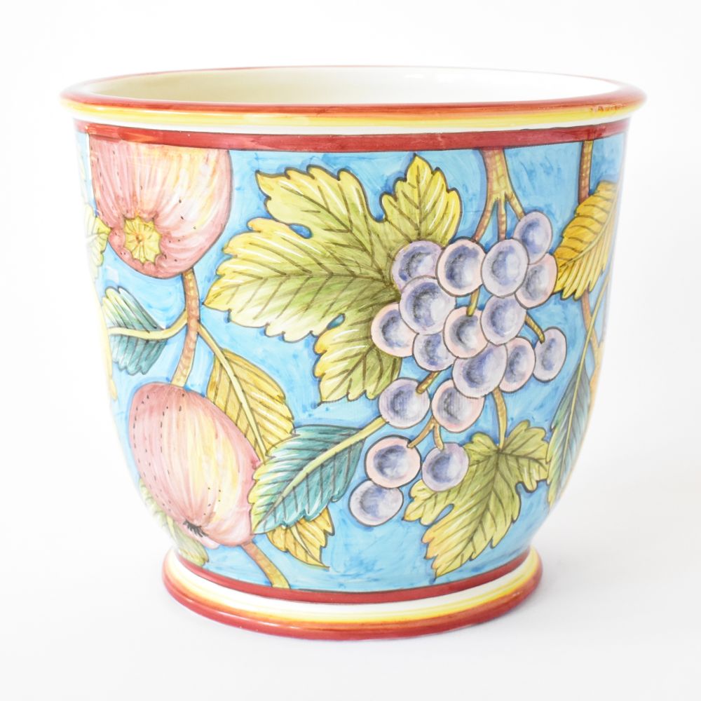 footed plant pot Azul footed planter 33cm