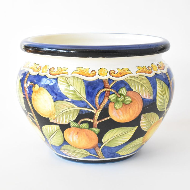 Cachi e Limoni large planter pot – Bellezza Home