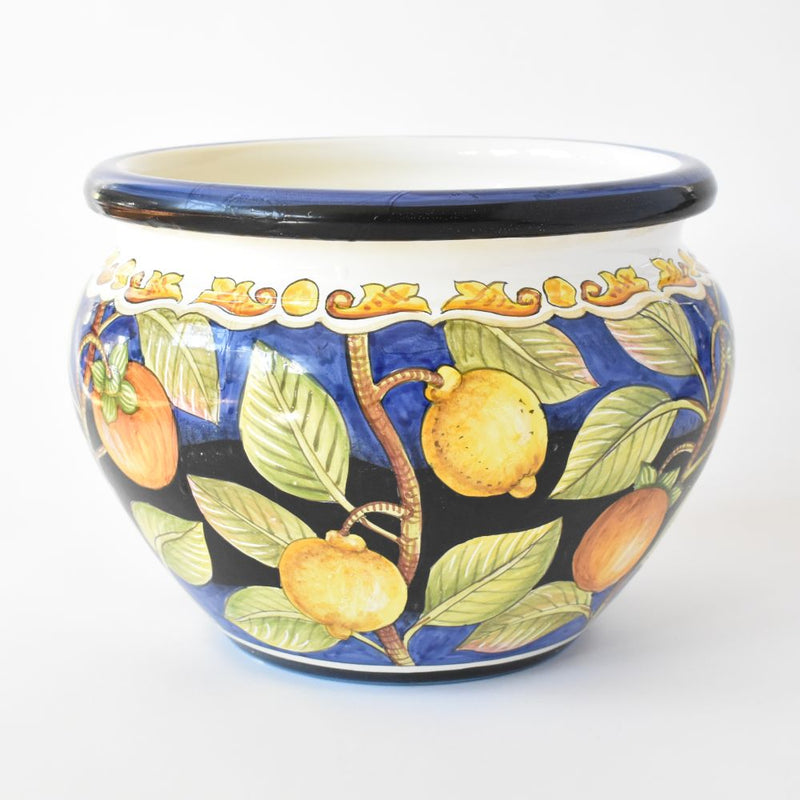 Cachi e Limoni large planter pot – Bellezza Home