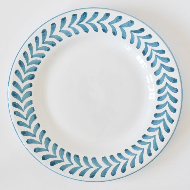 Semplice Frecce Turquoise dinner plate