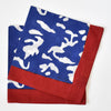 Lisa Corti X La Minervetta Matisse Royal Blue block printed cotton napkins - set of 2