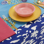Lisa Corti X La Minervetta Matisse Pot Sky dining table cover 180x350cm cotton cloth
