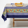 Lisa Corti Varanasi Stripes Pervinch 140x240cm rectangular tablecloth