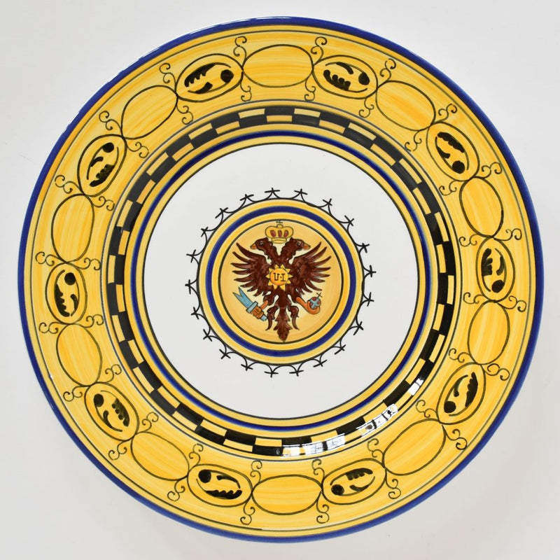 Palio di Siena Eagle dinner plate