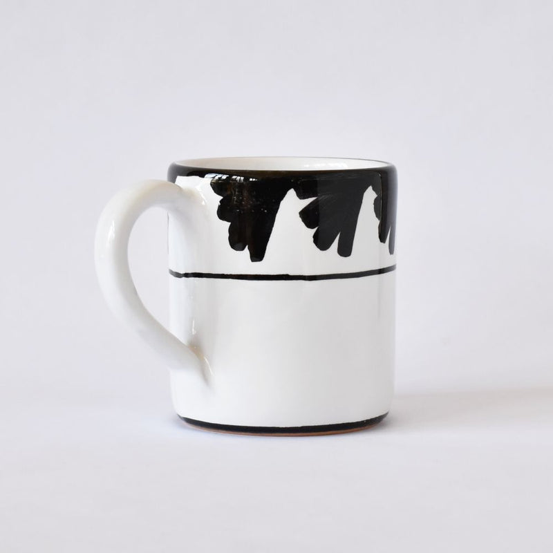 Semplice Piume Black mug