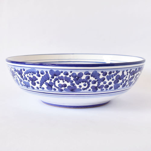 Arabesco Cobalt Blu serving bowl - 12"
