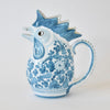 Arabesco Turquoise 1L rooster pitcher