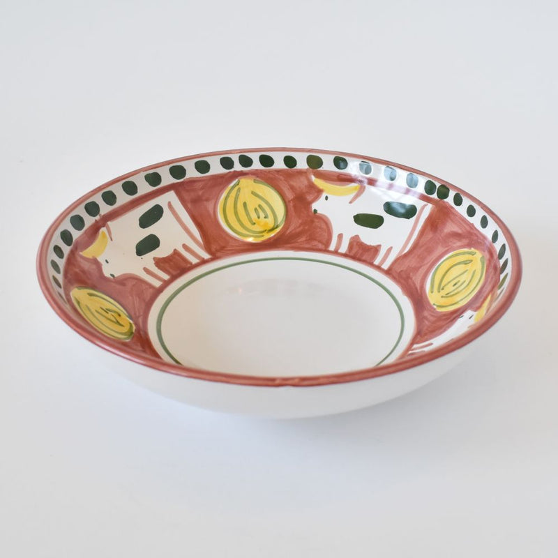 Cow pasta bowl - 8 3/4'' small serving bowl