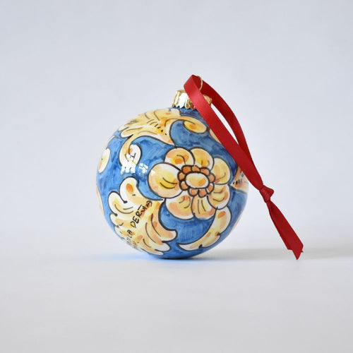 Foglie Blu ornament