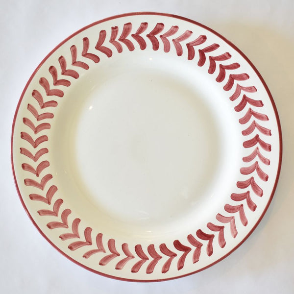 Semplice Frecce Rosso dinner plate
