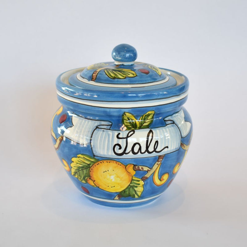 Limoni fondo Celeste salt jar