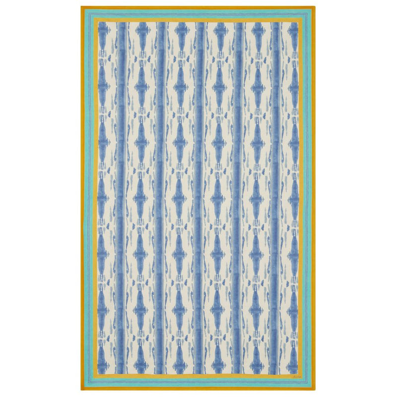 Lisa Corti Flame Blue Pervinch 140x240cm rectangular tablecloth