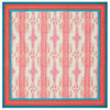 Lisa Corti Flame Pink Lacquered Red small square cloth 110x110cm table cover
