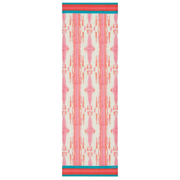 Lisa Corti Flame Pink Lacquered Red table runner 50x150cm double mat
