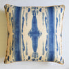 Lisa Corti Flame Blue Pervinch square pillow 45x45cm cushion