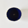 Marino Moretti Yellow and Blue on Grainy Clay small vase