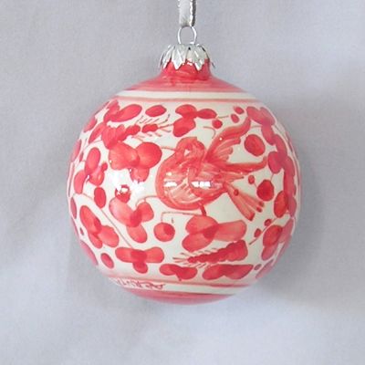 Arabesco Red ornament