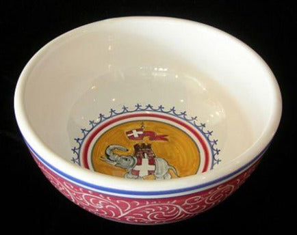 Palio di Siena Elephant cereal bowl