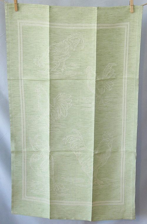 Tessitura Pardi Kitchen Towel - Galletti Green