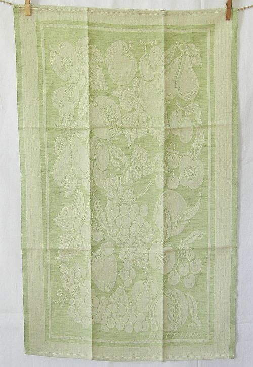 Tessitura Pardi Kitchen Towel - Quattro Stagioni Green