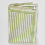 Tessitura Pardi Kitchen Towel - Iris Stripe Green