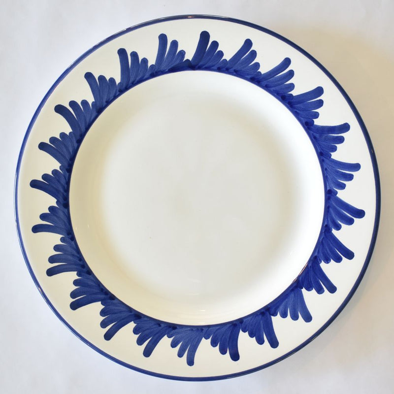 Semplice Piume Blu dinner plate