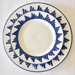 Semplice Piume Blu dinner plate