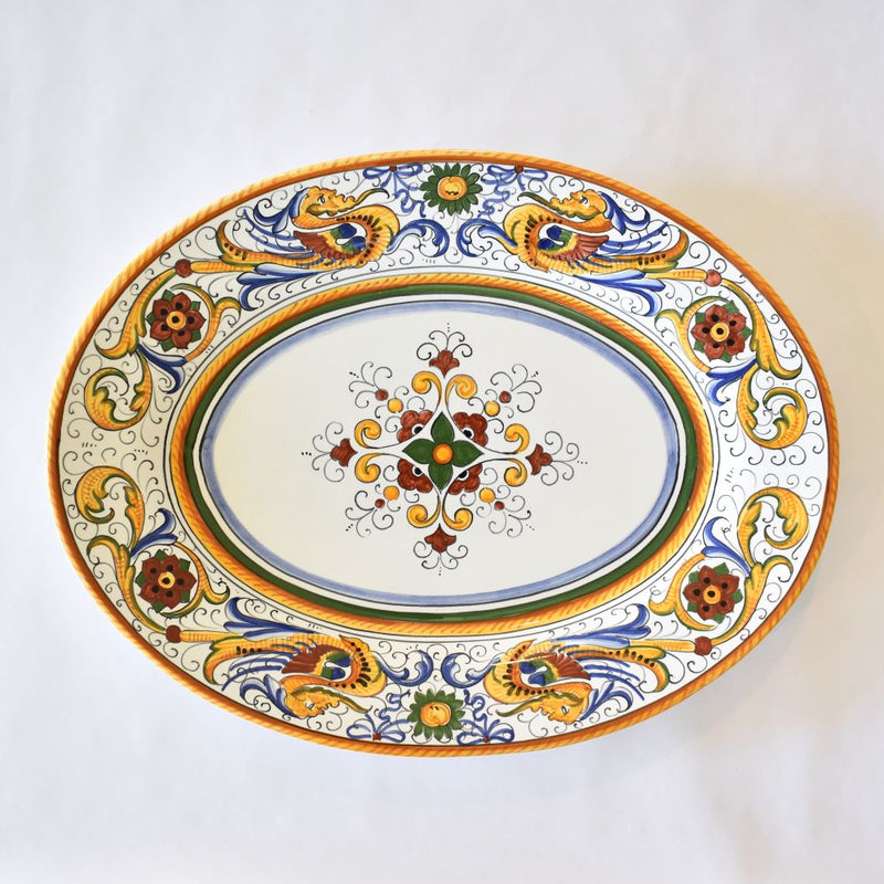 Raffaellesco oval platter - 38cm