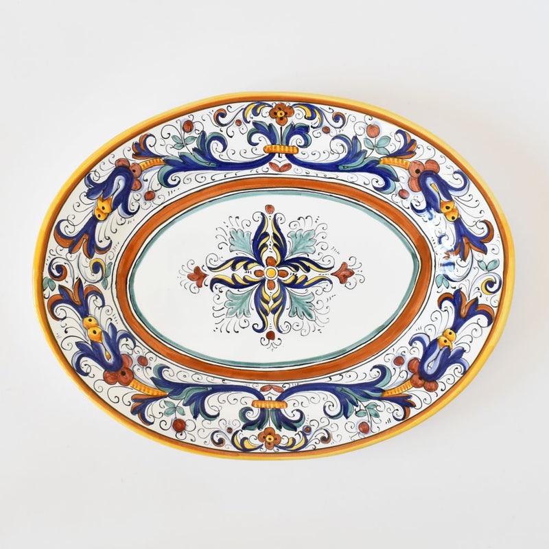 Ricco Deruta oval platter - 38cm
