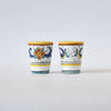 Ricco Deruta ceramic limoncello shot glasses - set of 2