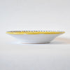 Yellow Horse rimmed soup bowl